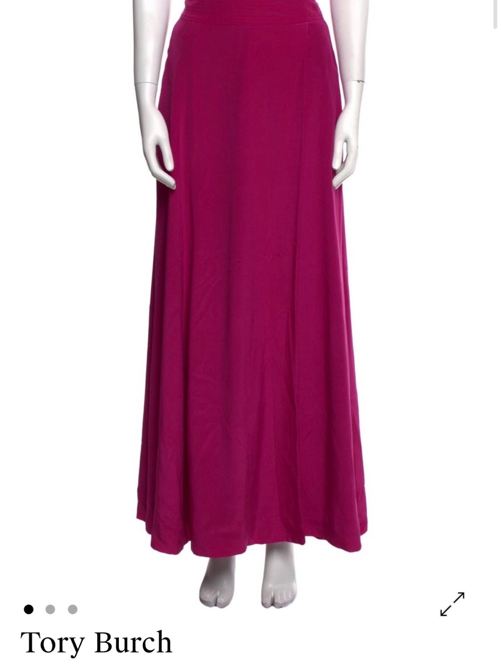 Tory Burch Magenta Maxi Skirt